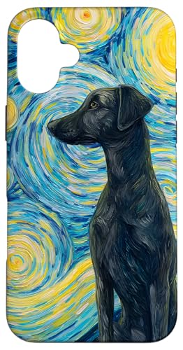 Hund Galaxy Night Starry Nature Hülle für iPhone 16 Plus Hund Galaxy Night Starry Nature Hülle für iPhone 16 Plus von Animal Designs by Dennex