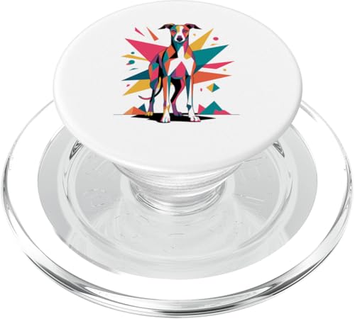 Abstract Art English Greyhound English Sighthound PopSockets PopGrip für MagSafe von Animal Dog Lover Gifts