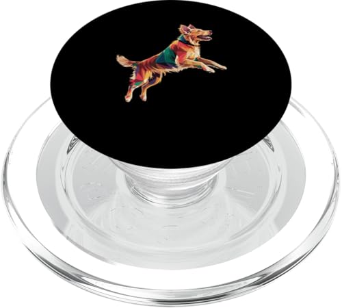 Abstract Art Hund Welpe Hunde Welpen PopSockets PopGrip für MagSafe von Animal Dog Lover Gifts