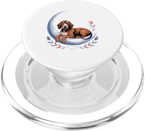 Crescent Moon Bavarian Mountain Scent Hound PopSockets PopGrip für MagSafe von Animal Dog Lover Gifts