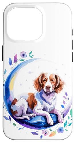 Crescent Moon Brittany Dog Brittany Spaniel Hülle für iPhone 16 Pro Crescent Moon Brittany Dog Brittany Spaniel Hülle für iPhone 16 Pro von Animal Dog Lover Gifts