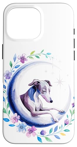 Crescent Moon Greyhound English Sighthound Hülle für iPhone 16 Pro Max Crescent Moon Greyhound English Sighthound Hülle für iPhone 16 Pro Max von Animal Dog Lover Gifts