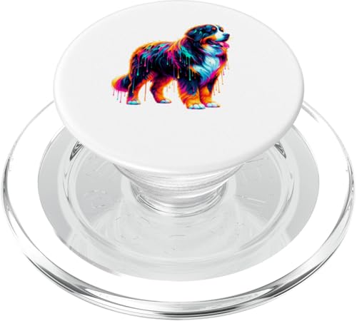 Dripping Paint Art Bernese Mountain Dog Berner PopSockets PopGrip für MagSafe Dripping Paint Art Bernese Mountain Dog Berner PopSockets PopGrip für MagSafe von Animal Dog Lover Gifts