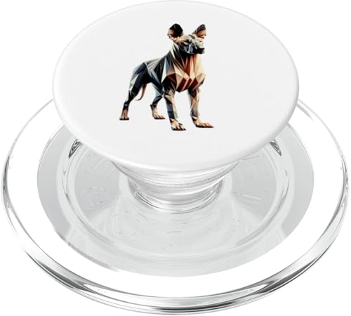 Origami Art Peruvian Hairless Dog PopSockets PopGrip für MagSafe Origami Art Peruvian Hairless Dog PopSockets PopGrip für MagSafe von Animal Dog Lover Gifts