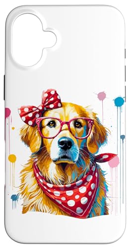 Paint Art Golden Retriever GR Dog Goldie Painter Artist Hülle für iPhone 16 Plus von Animal Dog Lover Gifts