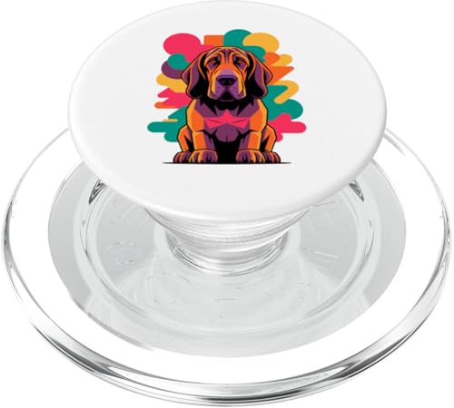 Polygonal Abstract Art Bavarian Mountain Scent Hound PopSockets PopGrip für MagSafe Polygonal Abstract Art Bavarian Mountain Scent Hound PopSockets PopGrip für MagSafe von Animal Dog Lover Gifts