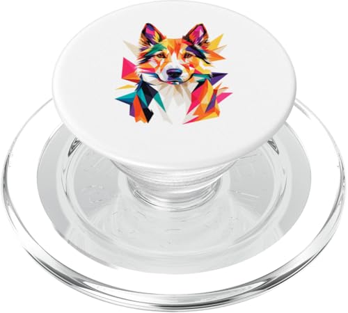 Polygonal Abstract Art Canaan Dog PopSockets PopGrip für MagSafe Polygonal Abstract Art Canaan Dog PopSockets PopGrip für MagSafe von Animal Dog Lover Gifts