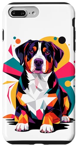 Polygonal Abstract Art Entlebucher Mountain Dog Hülle für iPhone 7 Plus/8 Plus Polygonal Abstract Art Entlebucher Mountain Dog Hülle für iPhone 7 Plus/8 Plus von Animal Dog Lover Gifts