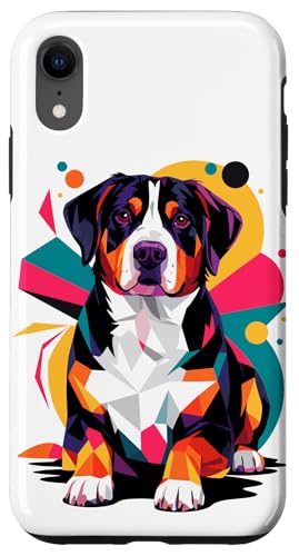 Polygonal Abstract Art Entlebucher Mountain Dog Hülle für iPhone XR Polygonal Abstract Art Entlebucher Mountain Dog Hülle für iPhone XR von Animal Dog Lover Gifts