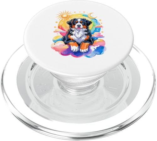 Rainbow Clouds Bernese Mountain Dog Berner PopSockets PopGrip für MagSafe Rainbow Clouds Bernese Mountain Dog Berner PopSockets PopGrip für MagSafe von Animal Dog Lover Gifts