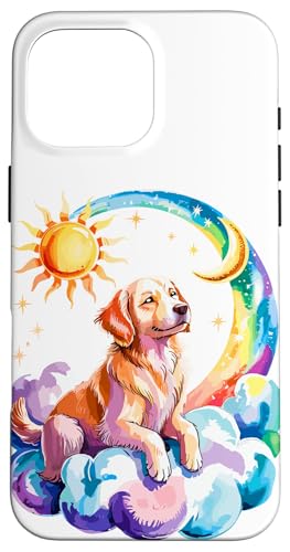 Rainbow Clouds Golden Retriever GR Dog Goldie Hülle für iPhone 16 Pro Max Rainbow Clouds Golden Retriever GR Dog Goldie Hülle für iPhone 16 Pro Max von Animal Dog Lover Gifts
