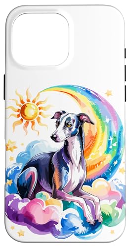 Rainbow Clouds Greyhound English Sighthound Hülle für iPhone 16 Pro Max Rainbow Clouds Greyhound English Sighthound Hülle für iPhone 16 Pro Max von Animal Dog Lover Gifts