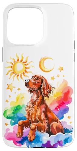 Rainbow Clouds Irish Setter Hülle für iPhone 15 Pro Max Rainbow Clouds Irish Setter Hülle für iPhone 15 Pro Max von Animal Dog Lover Gifts