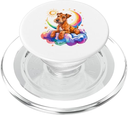 Rainbow Clouds Irish Terrier PopSockets PopGrip für MagSafe Rainbow Clouds Irish Terrier PopSockets PopGrip für MagSafe von Animal Dog Lover Gifts