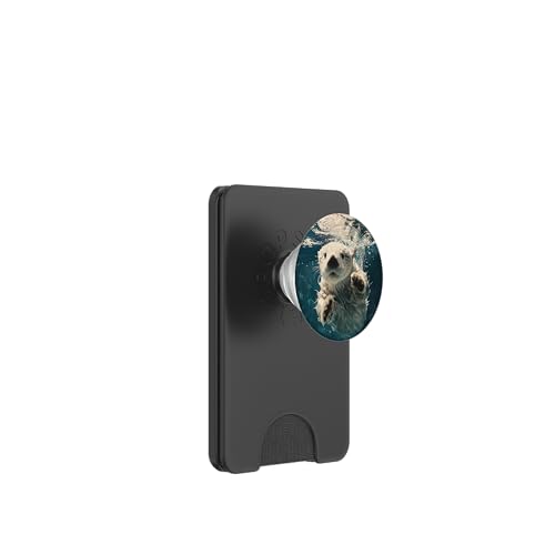 Bezaubernder schwimmender Seeotter PopSockets PopWallet für MagSafe Bezaubernder schwimmender Seeotter PopSockets PopWallet für MagSafe von Animal Lover Otter Accessories
