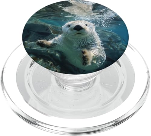 Entzückender Seeotter niedliche Tierwelt PopSockets PopGrip für MagSafe Entzückender Seeotter niedliche Tierwelt PopSockets PopGrip für MagSafe von Animal Lover Otter Accessories