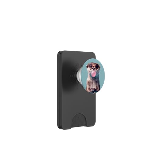Lustiges Otter-Kaugummi PopSockets PopWallet für MagSafe Lustiges Otter-Kaugummi PopSockets PopWallet für MagSafe von Animal Lover Otter Accessories