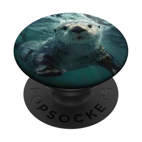Seeotter PopSockets Klebender PopGrip Seeotter PopSockets Klebender PopGrip von Animal Lover Otter Accessories