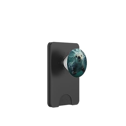 Seeotter PopSockets PopWallet für MagSafe Seeotter PopSockets PopWallet für MagSafe von Animal Lover Otter Accessories
