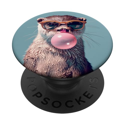 Süßer Otter Kaugummi PopSockets Klebender PopGrip Süßer Otter Kaugummi PopSockets Klebender PopGrip von Animal Lover Otter Accessories