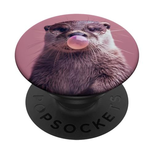 Süßer Otter Kaugummi PopSockets Klebender PopGrip Süßer Otter Kaugummi PopSockets Klebender PopGrip von Animal Lover Otter Accessories