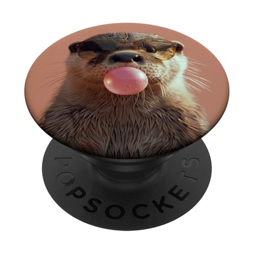 Süßer Otter Kaugummi PopSockets Klebender PopGrip Süßer Otter Kaugummi PopSockets Klebender PopGrip von Animal Lover Otter Accessories