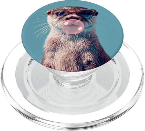 Süßer Otter Kaugummi PopSockets PopGrip für MagSafe Süßer Otter Kaugummi PopSockets PopGrip für MagSafe von Animal Lover Otter Accessories