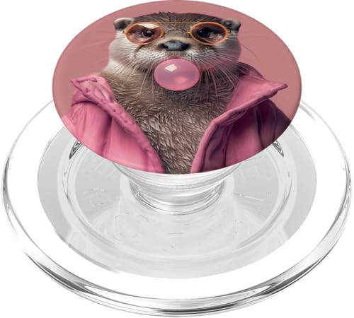 Süßer Otter Kaugummi PopSockets PopGrip für MagSafe Süßer Otter Kaugummi PopSockets PopGrip für MagSafe von Animal Lover Otter Accessories