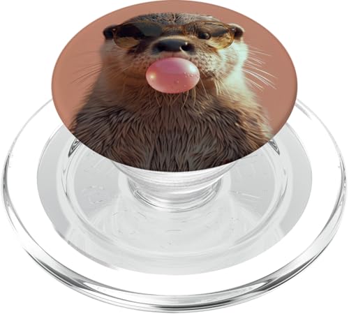 Süßer Otter Kaugummi PopSockets PopGrip für MagSafe Süßer Otter Kaugummi PopSockets PopGrip für MagSafe von Animal Lover Otter Accessories