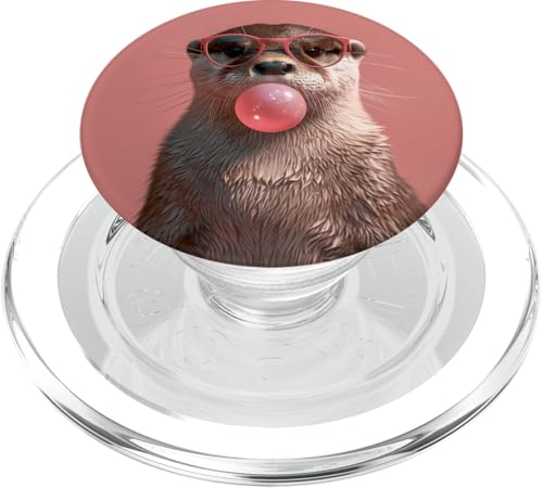 Süßer Otter Kaugummi PopSockets PopGrip für MagSafe Süßer Otter Kaugummi PopSockets PopGrip für MagSafe von Animal Lover Otter Accessories