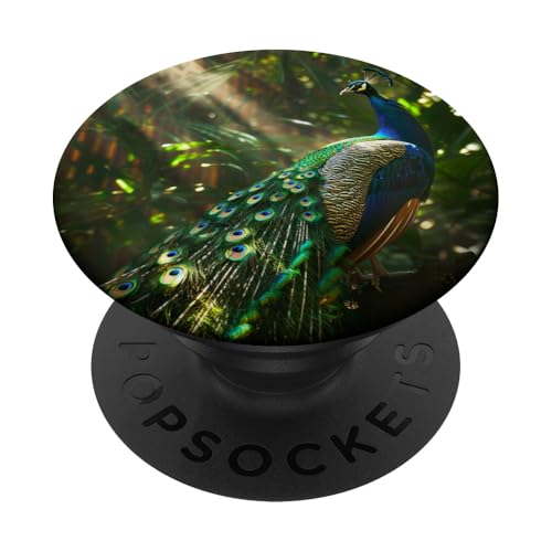 Pfau PopSockets Klebender PopGrip Pfau PopSockets Klebender PopGrip von Animal Lover Peacock Accessories