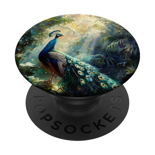 Pfau PopSockets Klebender PopGrip Pfau PopSockets Klebender PopGrip von Animal Lover Peacock Accessories