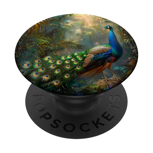 Pfau PopSockets Klebender PopGrip Pfau PopSockets Klebender PopGrip von Animal Lover Peacock Accessories
