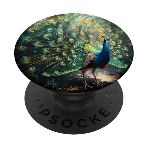 Pfau PopSockets Klebender PopGrip Pfau PopSockets Klebender PopGrip von Animal Lover Peacock Accessories