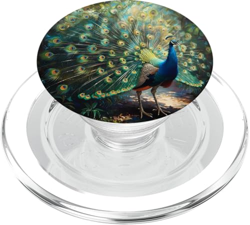 Pfau PopSockets PopGrip für MagSafe Pfau PopSockets PopGrip für MagSafe von Animal Lover Peacock Accessories