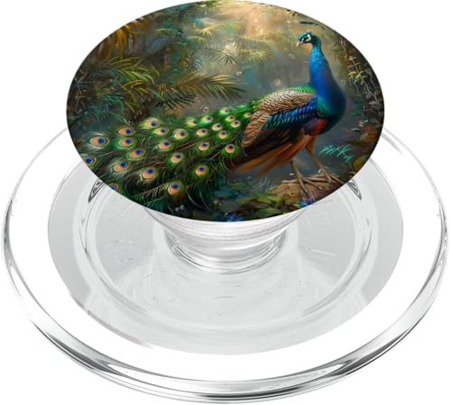 Pfau PopSockets PopGrip für MagSafe Pfau PopSockets PopGrip für MagSafe von Animal Lover Peacock Accessories