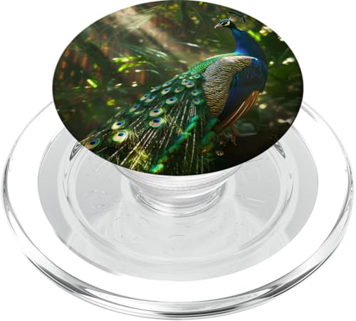 Pfau PopSockets PopGrip für MagSafe Pfau PopSockets PopGrip für MagSafe von Animal Lover Peacock Accessories
