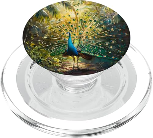 Pfau PopSockets PopGrip für MagSafe Pfau PopSockets PopGrip für MagSafe von Animal Lover Peacock Accessories