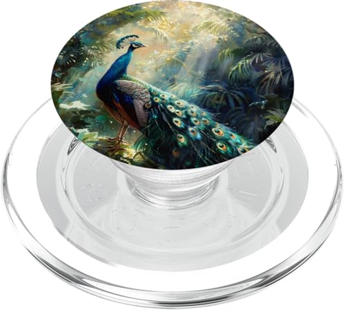 Pfau PopSockets PopGrip für MagSafe Pfau PopSockets PopGrip für MagSafe von Animal Lover Peacock Accessories