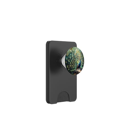 Pfau PopSockets PopWallet für MagSafe Pfau PopSockets PopWallet für MagSafe von Animal Lover Peacock Accessories