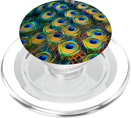 Pfauenfeder-Muster PopSockets PopGrip für MagSafe Pfauenfeder-Muster PopSockets PopGrip für MagSafe von Animal Lover Peacock Accessories