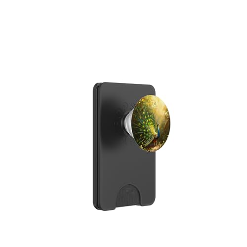 Pfauenvogel Pfauenfeder PopSockets PopWallet für MagSafe Pfauenvogel Pfauenfeder PopSockets PopWallet für MagSafe von Animal Lover Peacock Accessories