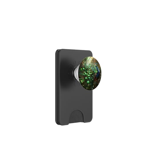 Pfauenvogel Pfauenfeder PopSockets PopWallet für MagSafe Pfauenvogel Pfauenfeder PopSockets PopWallet für MagSafe von Animal Lover Peacock Accessories