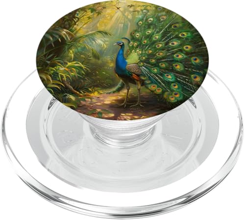 Pfauenvogel PopSockets PopGrip für MagSafe Pfauenvogel PopSockets PopGrip für MagSafe von Animal Lover Peacock Accessories