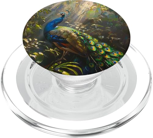 Pfauenvogel PopSockets PopGrip für MagSafe Pfauenvogel PopSockets PopGrip für MagSafe von Animal Lover Peacock Accessories