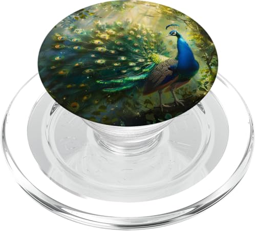 Pfauenvogel PopSockets PopGrip für MagSafe Pfauenvogel PopSockets PopGrip für MagSafe von Animal Lover Peacock Accessories