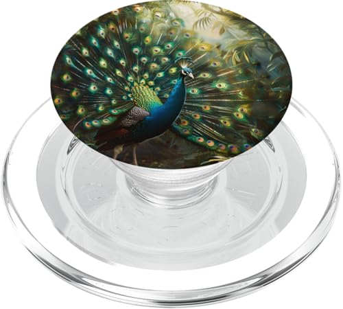 Pfauenvogel PopSockets PopGrip für MagSafe Pfauenvogel PopSockets PopGrip für MagSafe von Animal Lover Peacock Accessories