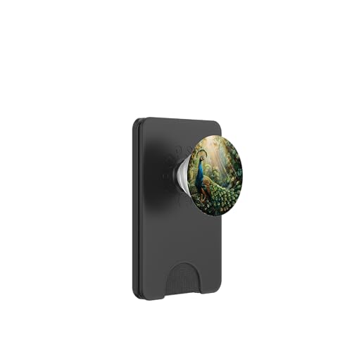 Pfauenvogel PopSockets PopWallet für MagSafe Pfauenvogel PopSockets PopWallet für MagSafe von Animal Lover Peacock Accessories