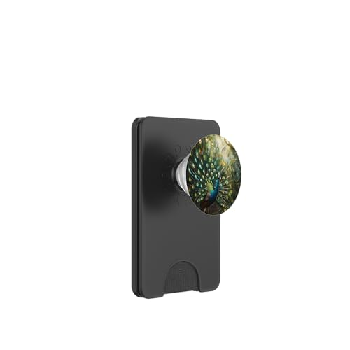 Pfauenvogel PopSockets PopWallet für MagSafe Pfauenvogel PopSockets PopWallet für MagSafe von Animal Lover Peacock Accessories
