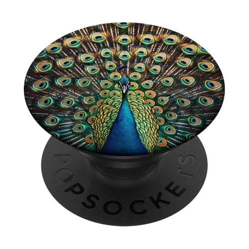 Schöner Pfauenvogel PopSockets Klebender PopGrip Schöner Pfauenvogel PopSockets Klebender PopGrip von Animal Lover Peacock Accessories